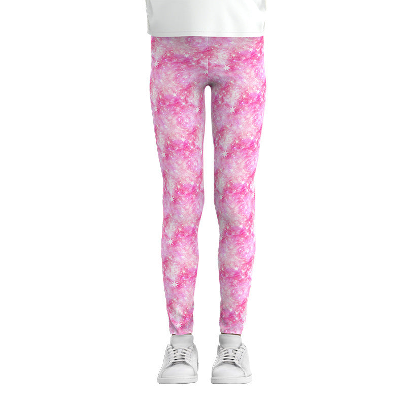 Digital Printing Leggings Girls Leggings Thin Stretch Pants